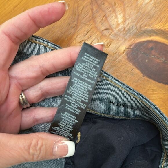 White House Black Market Distrusted Skinny Sequin Jeans - Picture 10 of 13